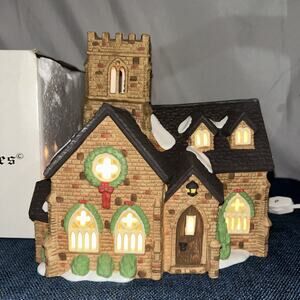 Dept 56 Heritage Village Knottinghill Church 5582-4 Original Box With Light Cord